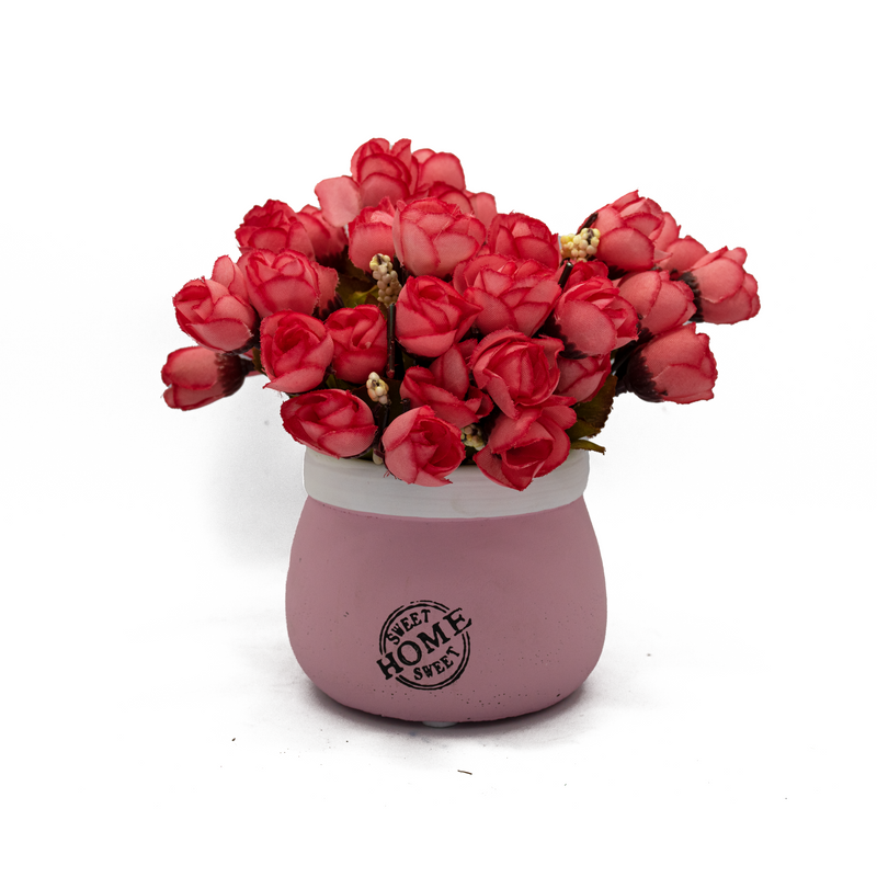 Beguilling Artificial Flowers With Pot