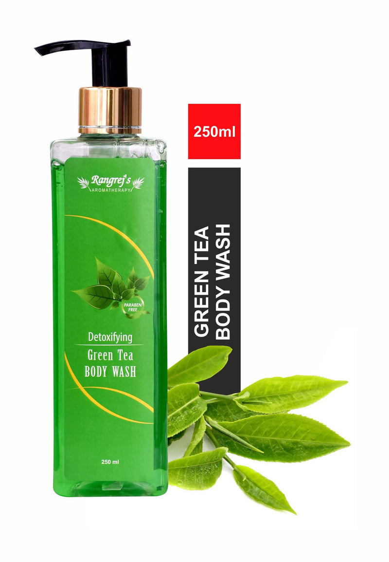 Rangrej's Aromatherapy Detoxifying green tea body wash