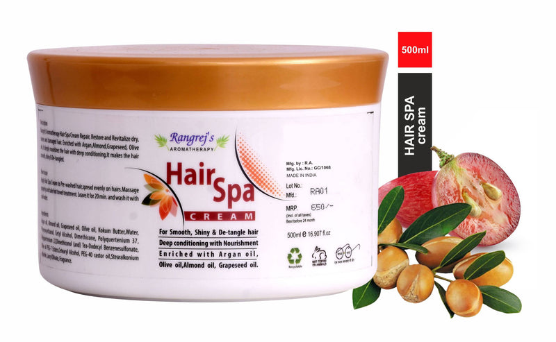 Rangrej's Aromatherapy Hair Spa with Olive oil, Almond oil and Grapeseed oil