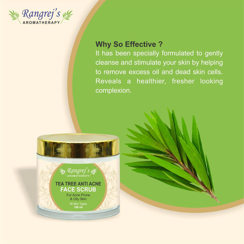 Rangrej's Aromatherapy Green Tea Face Scrub