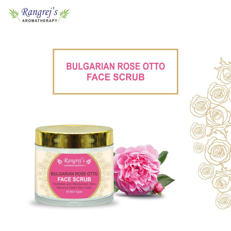 Rangrej's Aromatherapy Bulgarian rose otto Face Scrub
