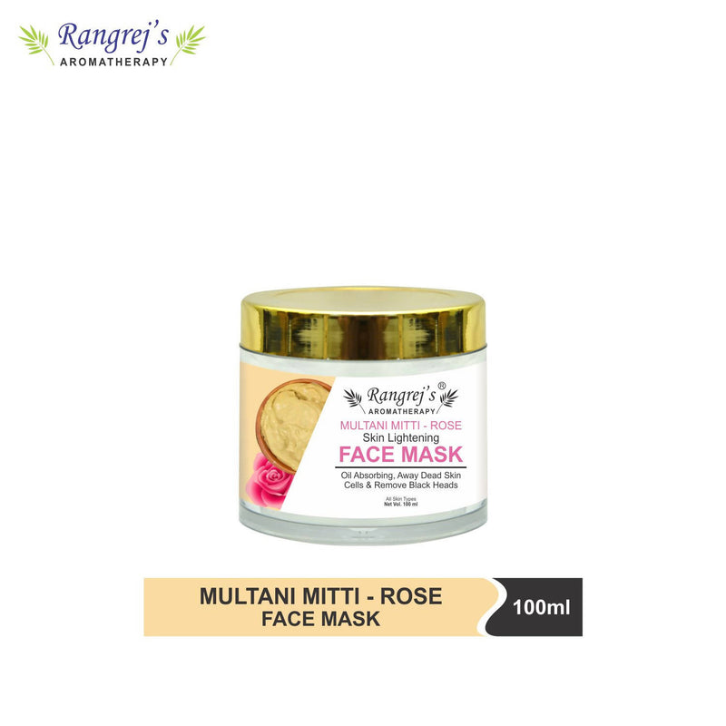 Rangrej's Aromatherapy Multani Mitti Rose Face Mask