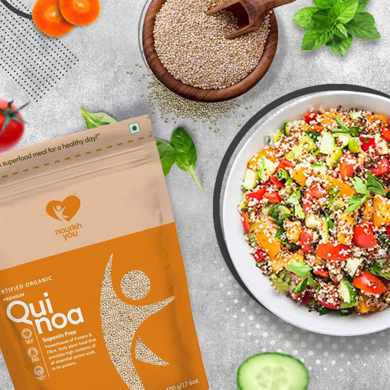 Nourish You Organic Premium White Quinoa, 500gm