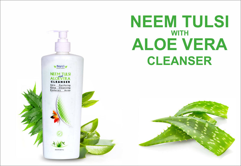 Rangrej's Aromatherapy Neem Tulsi with Aloevera Cleanser