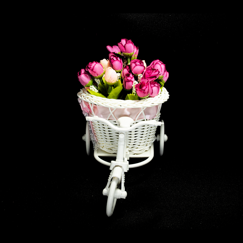 Artificial Peonies Flowers with Cycle shaped Vase