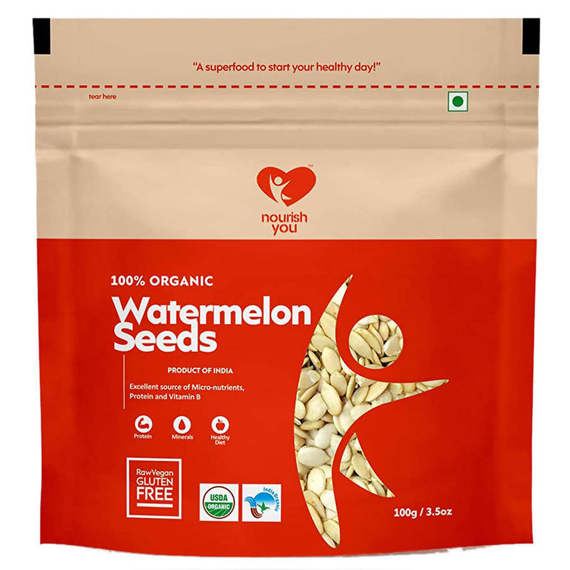 NourishYou Organic Watermelon Seeds (100 g)