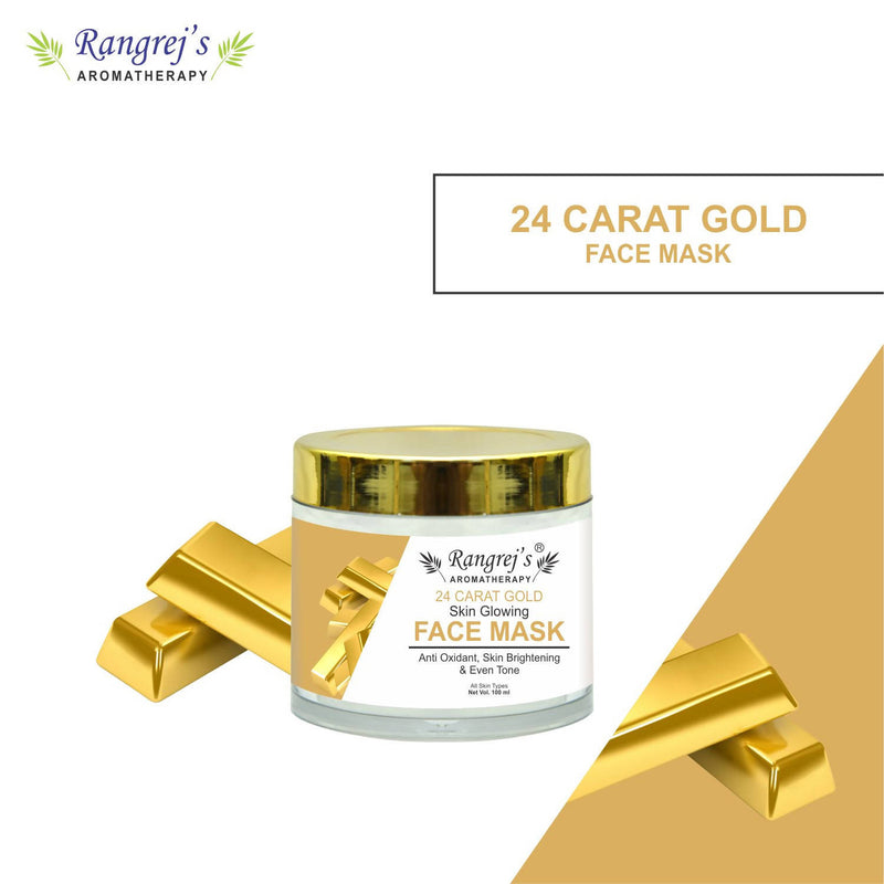 Rangrej's Aromatherapy 24 Caret Gold Face Mask