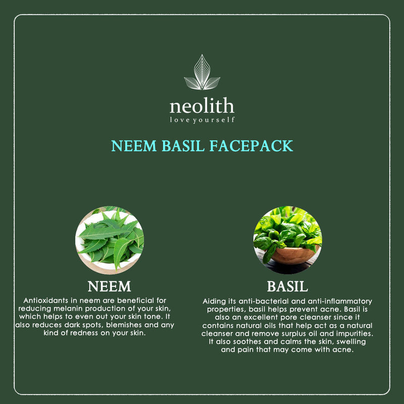 Neolith Neem Basil Face Pack