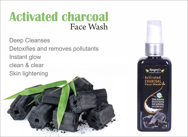Rangrej's Aromatherapy Activated charcoal face wash