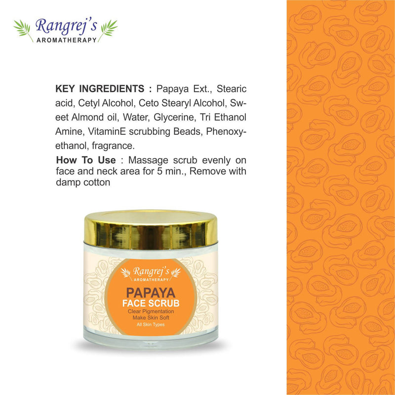 Rangrej's Aromatherapy Papaya Face Scrub