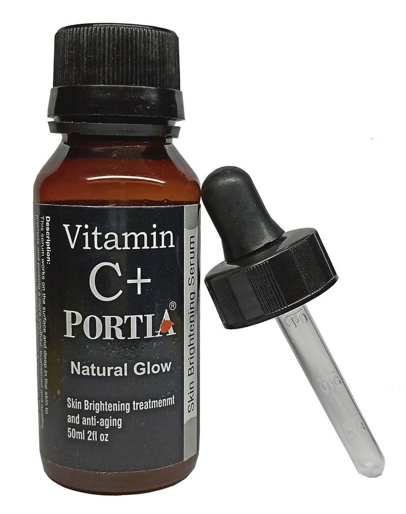 Portia Vitamin C Serum for Face Skin, Anti Aging, Reduce Wrinkles, Dark Age Spots, Lines Tea tree extract, Vitamins and Natural Ingredients for all age men and women 50ml