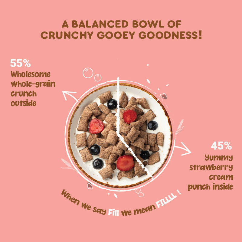 Nourish You Strawberry Fills/Bites (Goodness of Ragi + Quinoa), 250G