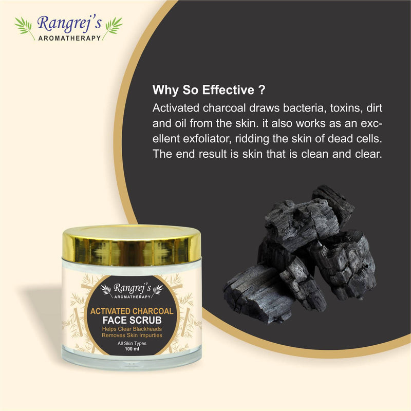 Rangrej's Aromatherapy Activated Charcoal Face Scrub