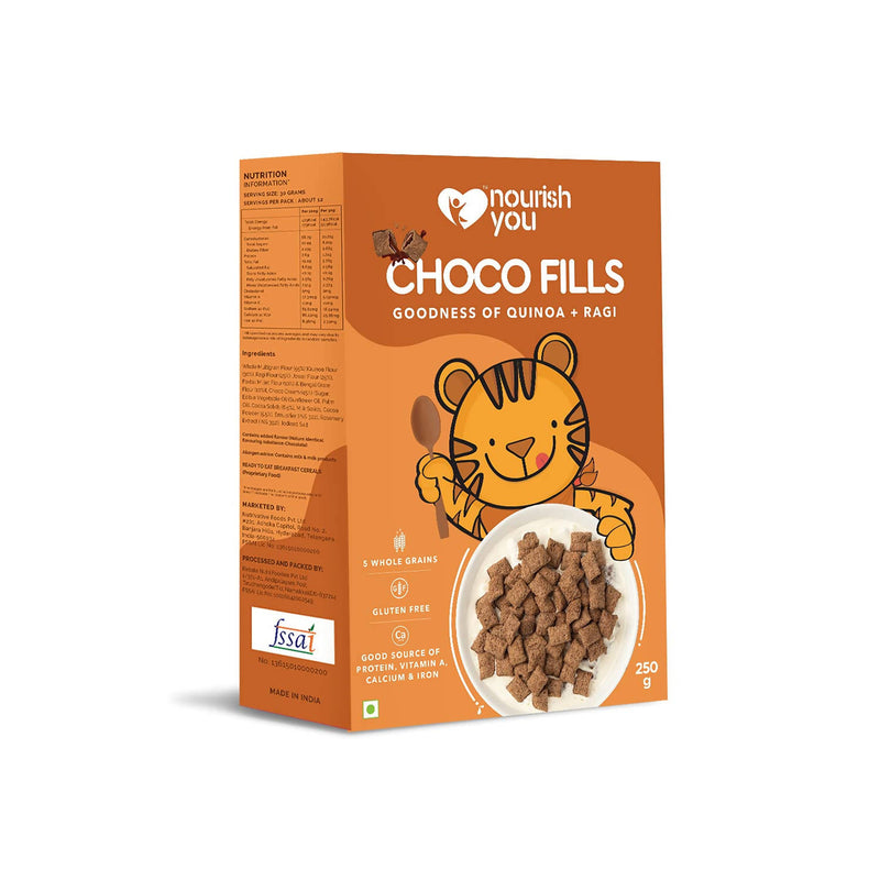 Nourish You Choco Fills/Bites (Goodness of Ragi + Quinoa) 250G